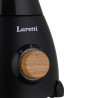 Turmixgép Laretti LR-FP7325, 500W, 1,5 l, rozsdamentes acél kések, 2 sebességfokozat + impulzus, reteszelő mechanizmus, Fekete