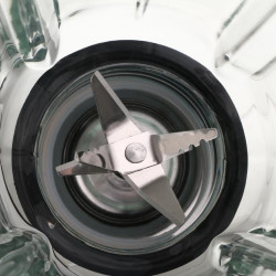 Μπλέντερ Laretti LR-FP7325, 500W, 1.5 l, Ανοξείδωτες λεπίδες, 2 ταχύτητες + παλμός, Μηχανισμός κλειδώματος, Μαύρο