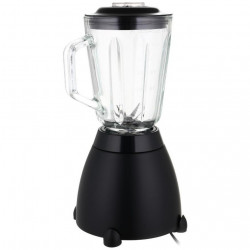 Blender Laretti LR-FP7325, 500W, 1.5 L, Lame din otel inoxidabil, 2 viteze + puls, Mecanism de blocare, Negru