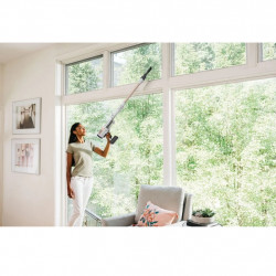 Aspirator vertical Shark IW3612EU, 240W, 0.42 l, 3 trepte, Afisaj LED, Senzori invizibili de detectare a murdariei, Etansare antialergenica, LED, Alb / Auriu