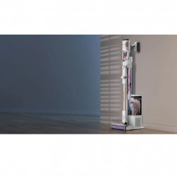 Aspirator vertical Shark IW3612EU, 240W, 0.42 l, 3 trepte, Afisaj LED, Senzori invizibili de detectare a murdariei, Etansare antialergenica, LED, Alb / Auriu