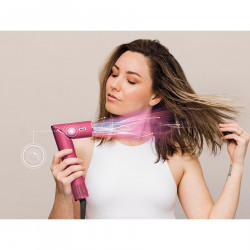 Aparat universal de uscat și ondulat Shark FlexStyle HD440BPEU 2in1, 1400 W, 3 niveluri de putere și căldură, tehnologie Coanda, ionizare, 5 atașamente, roz