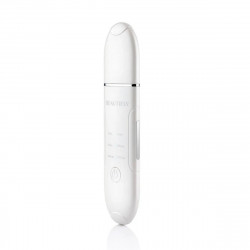 Beautifly B-Scrub Young Ultrasonic Facial Cleansing Device, 75 min, Electrical Stimulation, Exfoliation, Reduces Blackheads and Acne, Ionic, White