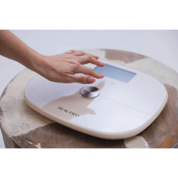 Beautifly SlimSense Scale, Up to 180 kg, Athlete Mode, 9 Profiles, Progress Tracking, LCD, Body Composition Analysis, Beige