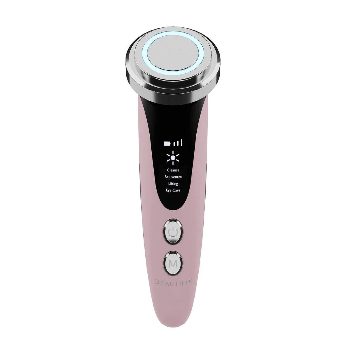 Aparat de mezoterapie non-invaziv Beautifly B-Glossy Blush, Stimularea metabolismului celular, Fototerapie si terapie ionica, Reduce ridurile și semne