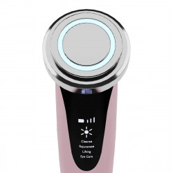 Уред за неинвазивна мезотерапия Beautifly B-Glossy Blush, Стимулиране на клетъчния метаболизъм, Фото и йонна терапия, Намалява бръчки и следи от акне, Розов