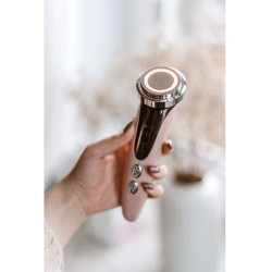 Beautifly B-Glossy Blush nem invazív mezoterápiás készülék, A sejtanyagcsere serkentése, Fény- és ionterápia, Ránctalanító és aknefoltok csökkentése, Rózsaszínű