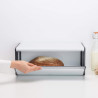 Κουτί ψωμιού Brabantia Fall Front 1003246, 18 l, 46,5x25 cm, Επιτοίχια τοποθέτηση, χωρίς δακτυλικά αποτυπώματα, Λευκό