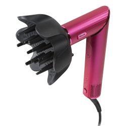 Shark FlexStyle HD440BPEU 2in1 Συσκευή γενικής χρήσης για στέγνωμα και μπούκλες, 1400W, 3 επίπεδα ισχύος, 3 επίπεδα θερμότητας, τεχνολογία Coanda, ιονισμός, 5 εξαρτήματα, ροζ