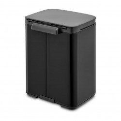 Κάδος απορριμμάτων Brabantia Bo Small 4L, Ομαλό και αθόρυβο άνοιγμα,Αντιολισθητική βάση, Μαύρο