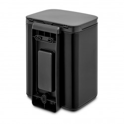 Кош за боклук Brabantia Bo Small 1006622, 4 л, Плавно и безшумно отваряне, Противоплъзгаща основа, Черен