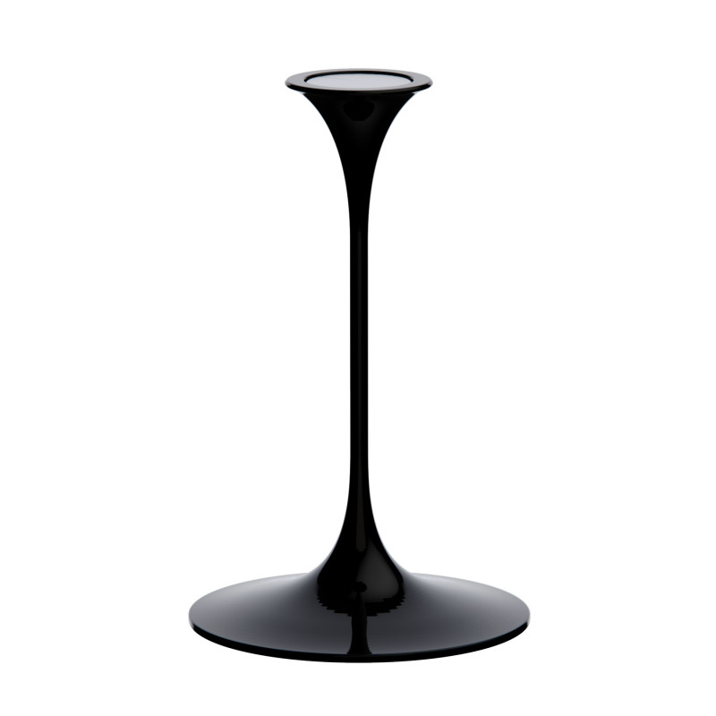 Trebonn SplitGlass 2025100 Magnetic-Mounted Stool, Ø7.5x12 cm, Modular System, Aluminum, Black