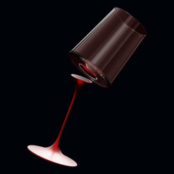 Szék mágneses rögzítéssel Trebonn SplitGlass 2025101, Ø7,5x12 cm, Moduláris rendszer, Alumínium, Piros