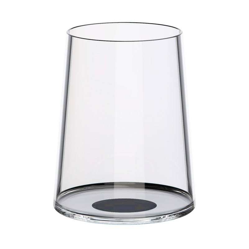 Set 2 pahare de cristal Trebonn SplitGlass 2025120, 280 ml, Ø7.3x9 cm, Posibilitate atasare de picior, Negru