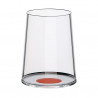 Set of 2 Trebonn SplitGlass 2025121 crystal white wine glasses, 280 ml, Ø7.3x9 cm, modular system, red