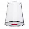 Set 2 pahare de cristal Trebonn SplitGlass 2025111, 450 ml, Ø9.2x10.5 cm, Posibilitate atasare picior, Rosu