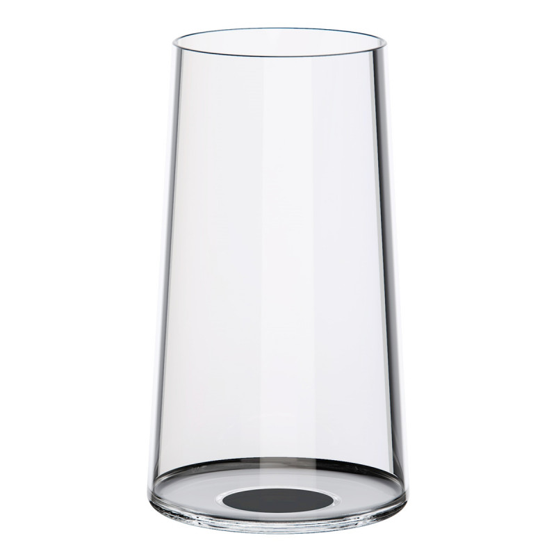 Комплект 2 бр кристални чаши за шампанско Trebonn SplitGlass 2025130, 320 мл, Ø7.8x12.5 см, Модулна система, Черен