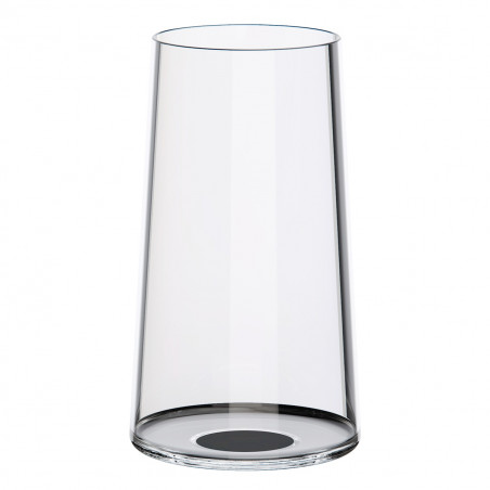 Комплект 2 бр кристални чаши за шампанско Trebonn SplitGlass 2025130, 320 мл, Ø7.8x12.5 см, Модулна система, Черен