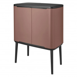Κάδος Brabantia Bo Touch 1008856, 11+23 l, Ομαλό και αθόρυβο άνοιγμα, Μεγάλο άνοιγμα, Σατέν φινίρισμα, Καφέ