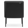 Brabantia Bo Touch 651106 Trash Can, 36 L, Smooth and Quiet Opening, Large Opening, Black