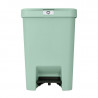Кош за боклук с педал Brabantia StepUp 1008484, 25 л, Екологични материали, Голям отвор, Светлозелен