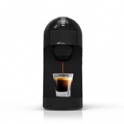 Espressor cu capsule 7in1 Crown CCM-1530B, 1400 W, 20 bar, 0.9 L, 7 adaptoare, Indicatoare LED, Controlul lungimii cafelei, Negru