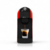 Espressor cu capsule 7in1 Crown CCM-1532R, 1400 W, 20 bar, 0.9 L, 7 adaptoare, Indicator LED, Controlul lungimii cafelei, Rosu/Negru