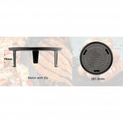 Cuptor cu microunde Finlux FMO-2525, 4250W, 25 L, Gatire cu aer cald, 8 programe, Convectie, Grill, Timer, Negru