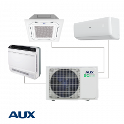 Unitate exterioara pentru sistem multi-split AUX AM3-H27/4DR3, 27000 BTU, 60 m², A++/A+, R-32, Alb