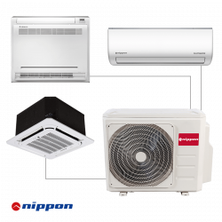 Външно тяло на мултисплит система Nippon N30E-21HFN8-Q, 21000 BTU, 44 м2, А++/А+, R-32, Бял