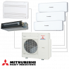 Unitate exterioara pentru sistem multi-split Mitsubishi Heavy Industries SCM100ZS-W, 34000 BTU, 74 m², A/A+, Pana la 5 unitati interioare, R-32, Alb