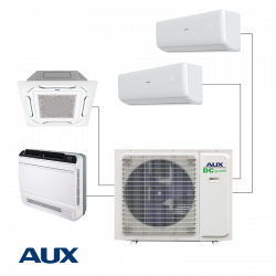 Външно тяло на мултисплит система AUX AM4-H36/4DR3, 36000 BTU, 60 м2, A++/A+, R-32, Бял