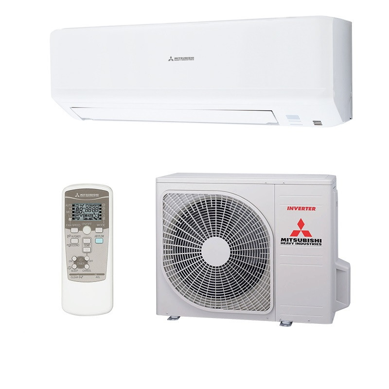 Инверторен климатик Mitsubishi Heavy Industries SRK45ZSP-W + SRC45ZSP-W, 14000 BTU, 31 м2, A++, Jet технология, R-32, Бял