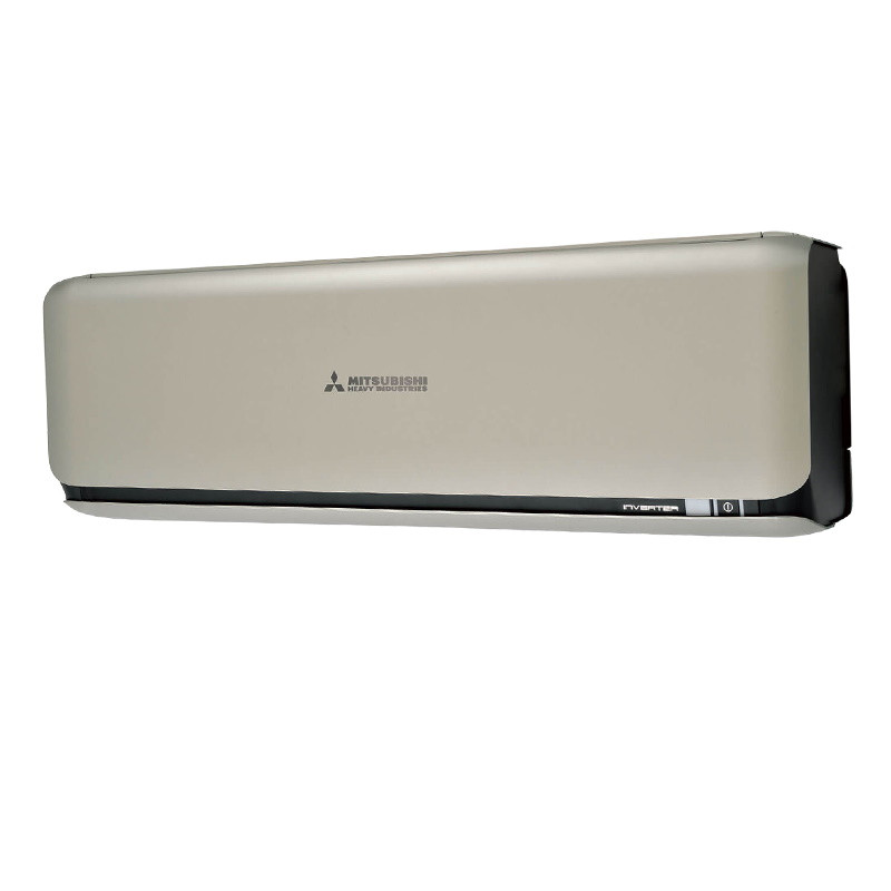 Инверторен климатик Mitsubishi Heavy Industries SRK25ZSX-WT/SRC25ZSX-W, 9000 BTU, 20 м2, A+++/A+++, 3D Auto, R-32, Бежов/Черен