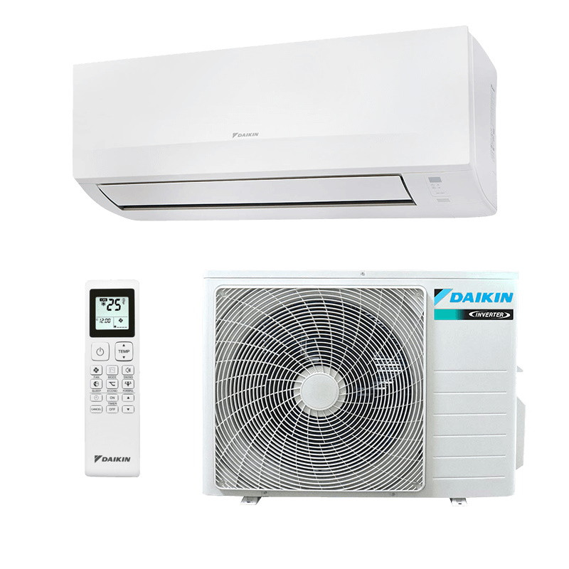 Aparat de aer conditionat inverter Daikin Sensira FTXC71E + RXC71E, 24000 BTU, 50 m², A, Wi-Fi, R-32, Alb
