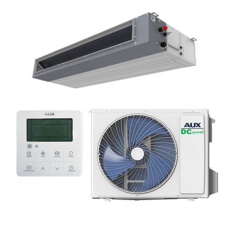 AUX AUMD-H24/NDR3HM2B + AL-H24/NDR3HB2(U) Ducted Air Conditioner, 24,000 BTU, 45 m², R-32, White