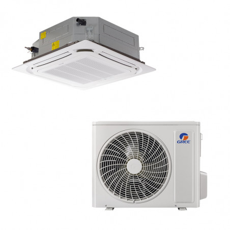Касетъчен климатик Gree GUD50T1 + GUD50W1/NhA-S, 18000 BTU, 34 м2, A++, R-32, Бял