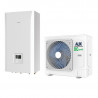 Pompa de caldura AUX ACHP-H08/4R3HA, 8 kW, 65C, A+++, Wi-Fi, R-32, Monofazic, Alb