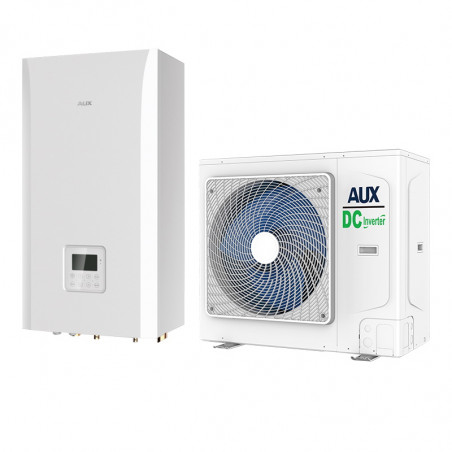 Pompa de caldura AUX ACHP-H16/4R3HA, 16 kW, 65°C, A+++, Wi-Fi, R-32, Monofazic, Alb