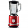 Blender Ariete MODERNA 0585/00, 1000W, 4 lame, 1.5 l, 4 viteze + puls, Ulcior din sticlă, Rosu