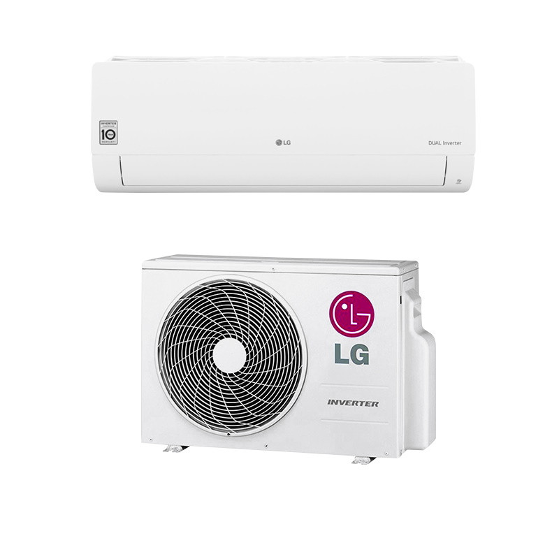 Инверторен климатик LG Standard Win S12EW NSJ + S12EW UA3, 12000 BTU, 21 м2, А++, Wi-Fi, R-32, Антиалергенен филтър, Бял