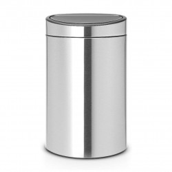 Кош за смет Brabantia Touch Bin New 40L, Metallic Grey, капак металик