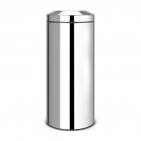 Coș Brabantia Flame Guard 647074, 30 l, Rezistent la foc, Coș interior metalic, Inox, Inox