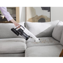 Tineco Pure ONE Station 5 Cordless Vacuum Cleaner, 450W, 2 modes, 0.45 L + 2.5 L docking station, 70-minute runtime, iLoop sensor, PureCyclone technology, Self-cleaning, White