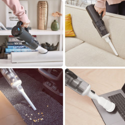 Вертикална прахосмукачка Tineco Floor One S5 Combo Plus, 22W, 0.45 л мръсна/0.5 л чиста/0.16 л прах, Wi-Fi, iLoop Smart Sensor, Самопочистване, Автономия 22 мин, До 90м2, Черен