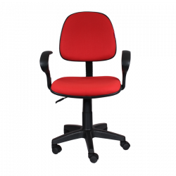 Carmen 6012 Children's Chair, Up to 70 kg, Rocking Adjustment, Polypropylene Wheels, Red