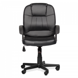 Carmen 6080 Office Chair, Up to 100 kg, Faux Leather, Rocking Adjustment, Locking Mechanism, Black