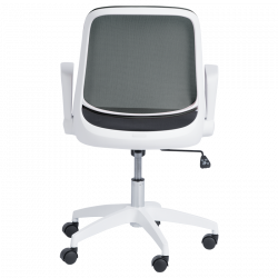 Carmen 7033 Office Chair, Up to 100 kg, Tilt Adjustment, Locking Mechanism, Polypropylene Casters, Black/Gray