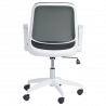 Carmen 7033 Office Chair, Up to 100 kg, Tilt Adjustment, Locking Mechanism, Polypropylene Casters, Black/Gray