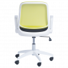 Carmen 7033 Office Chair, Up to 100 kg, Tilt Adjustment, Locking Mechanism, Polypropylene Casters, Black/Lilac